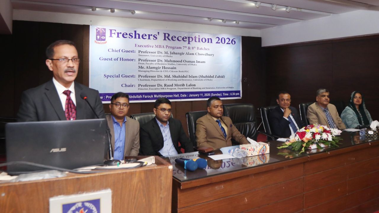 Orientation programme held for Executive MBA students at DU