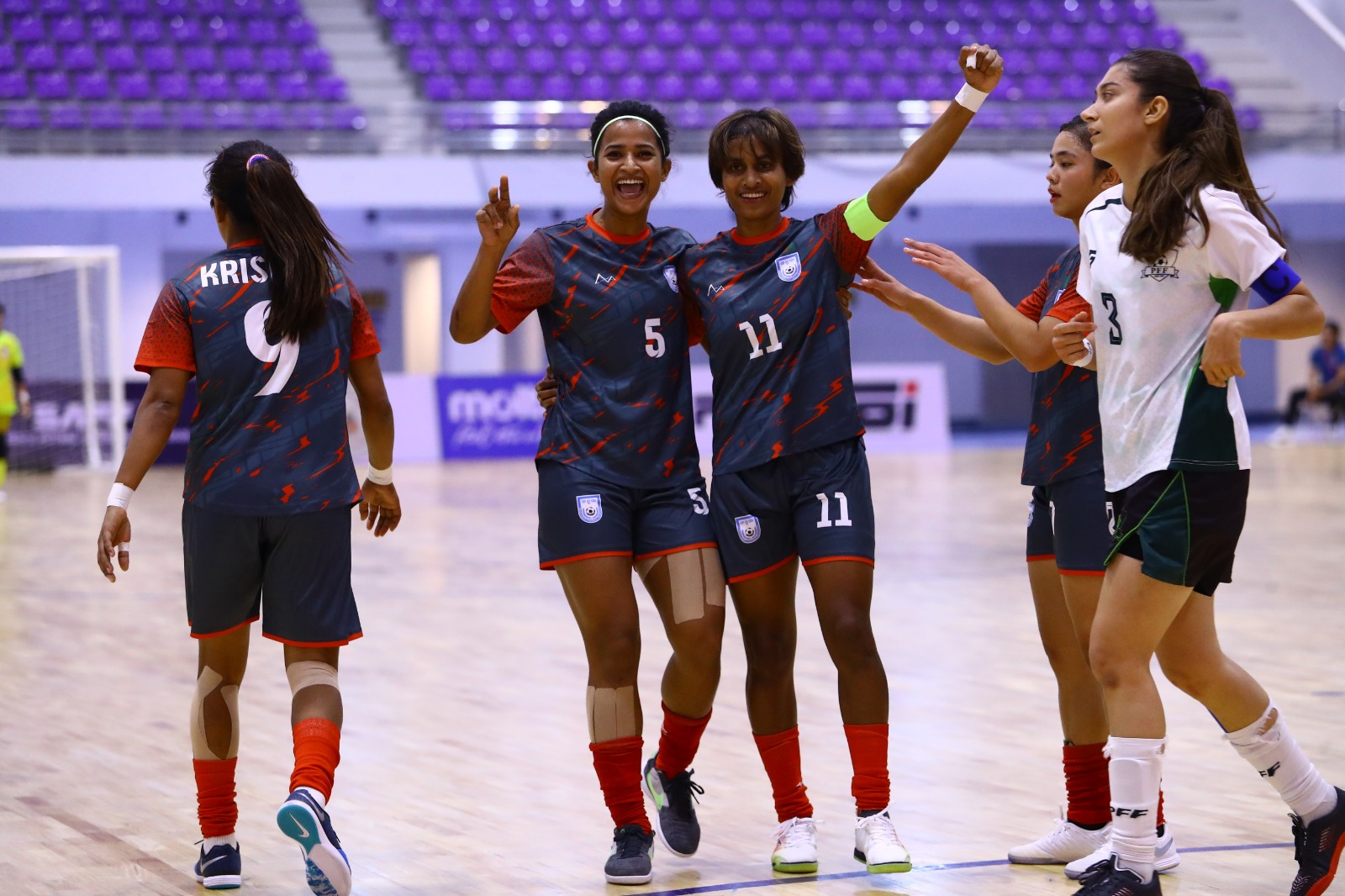 Sabina hat-trick leads Bangladesh to dominant 9-1 win over Pakistan