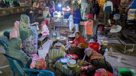 Winter pitha stalls draw crowds in Rajbari Rajbari pitha stalls