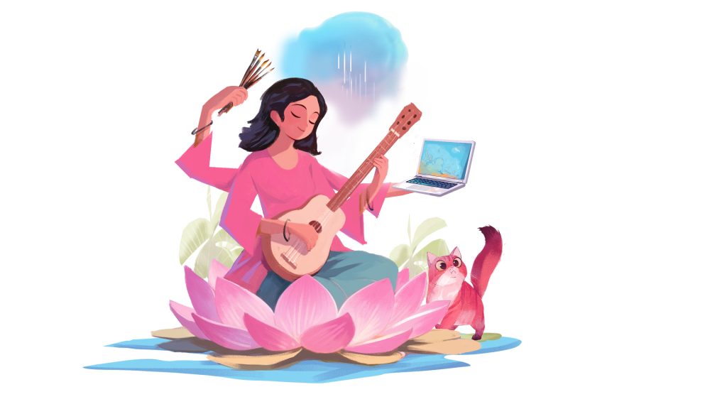 Goddess Saraswati
