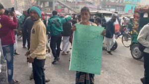 Mirpur Garbage workers protest