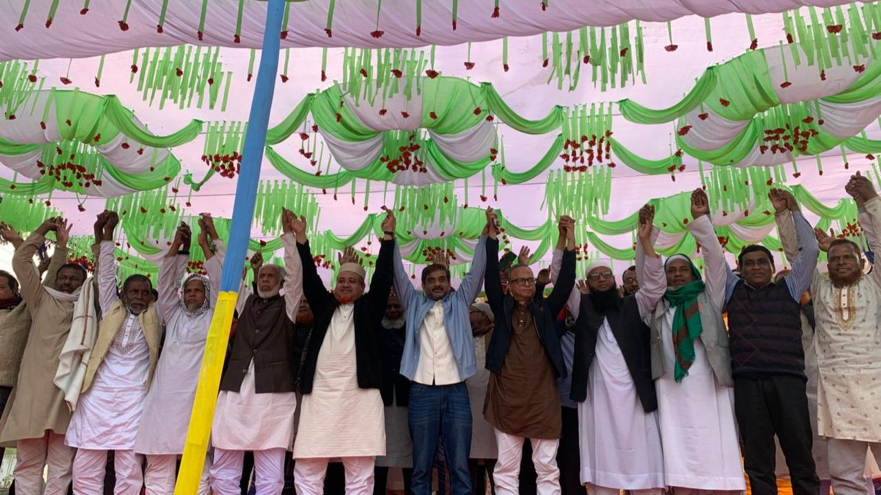 Chuadanga-2 candidates unite at peace rally