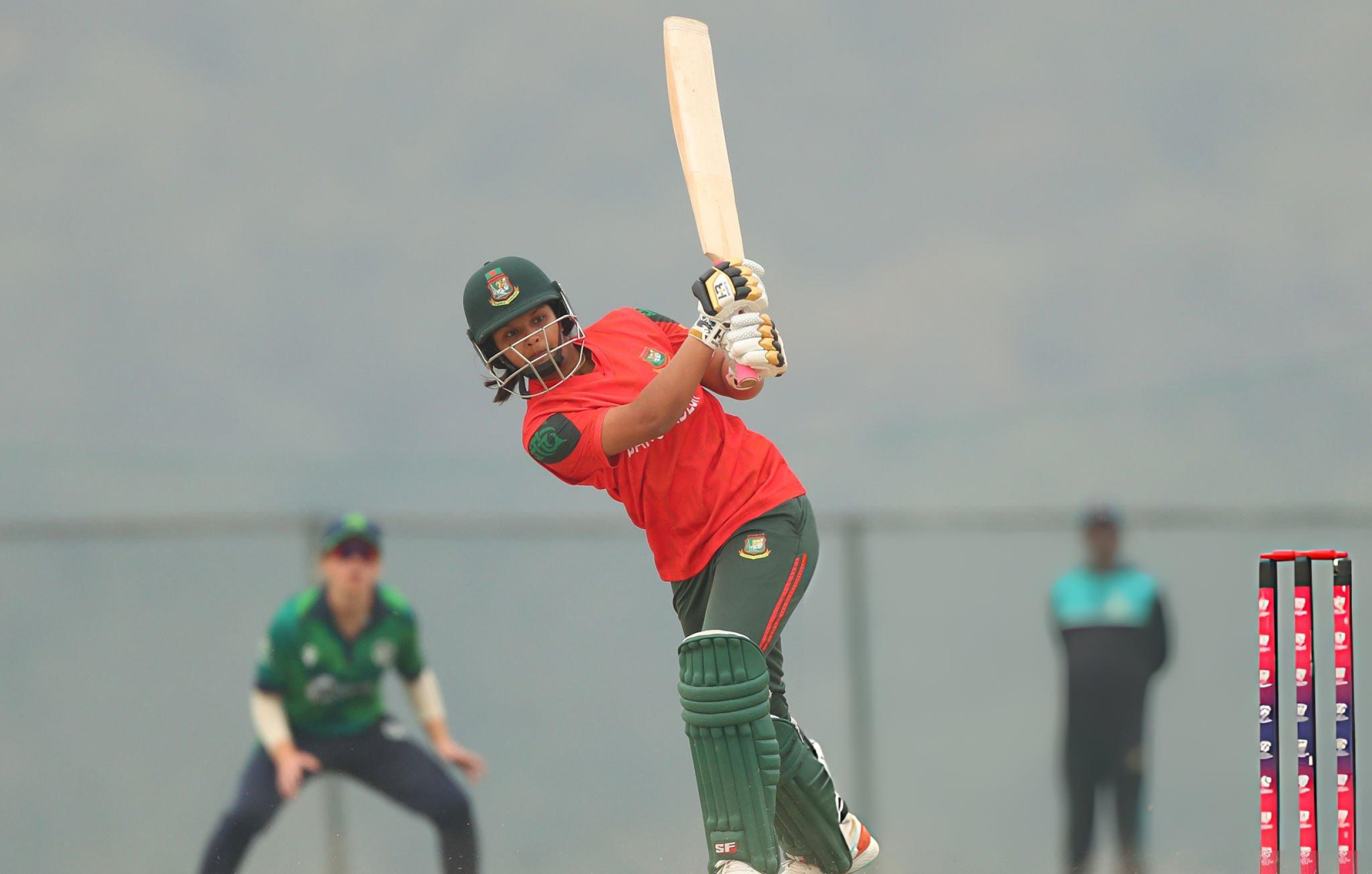 Juairiya and Shobhana power Bangladesh to strong 165 against Thailand