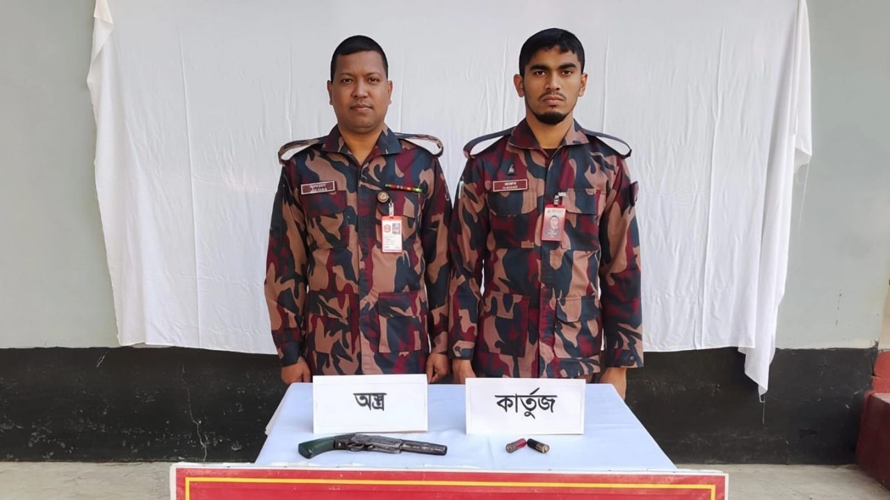 BGB seizes pistol, cartridges in Cox’s Bazar