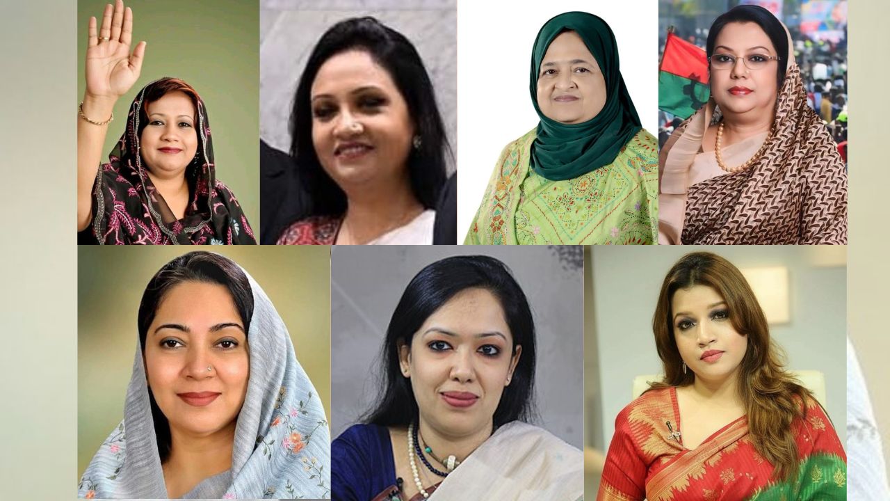 Women lead the way: 6 BNP, 1 independent