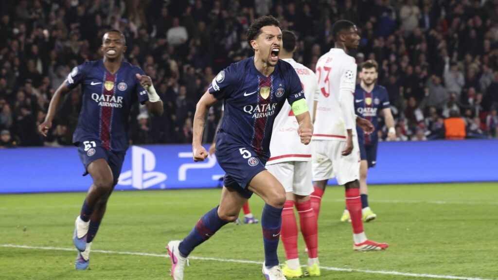 Holders PSG survive Monaco scare to reach Champions League last 16