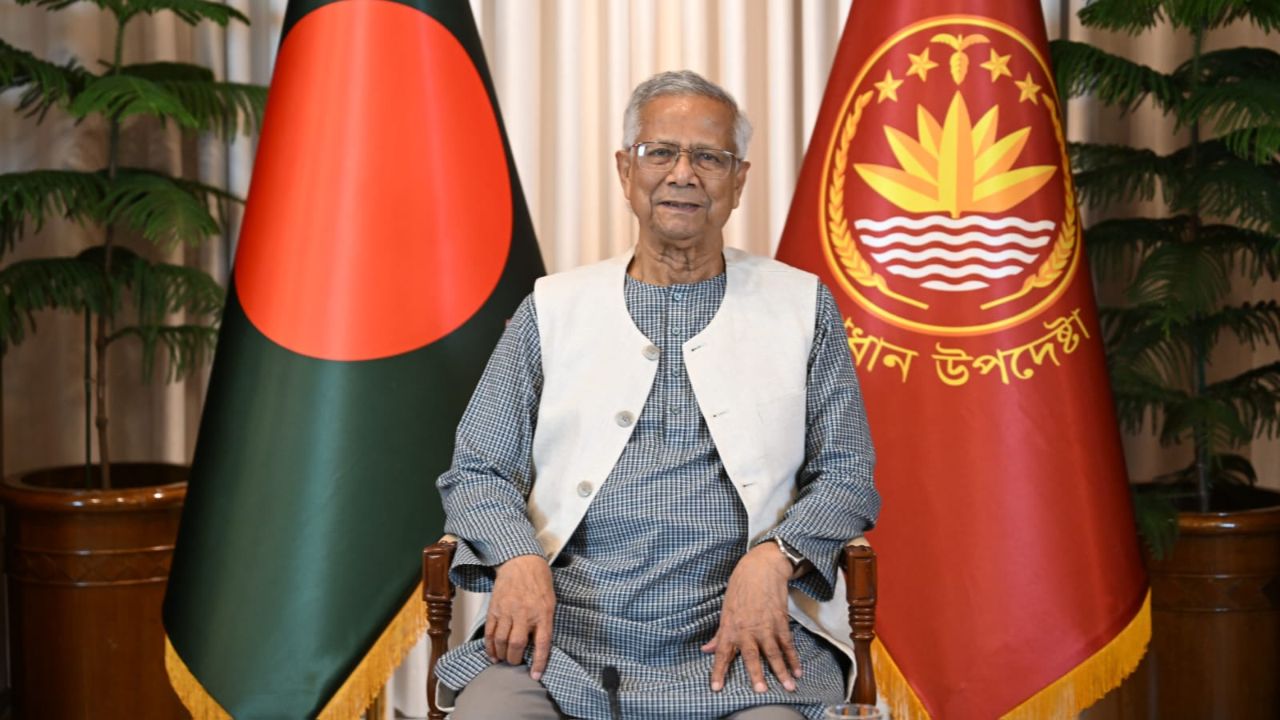Yunus defends interim record in farewell address