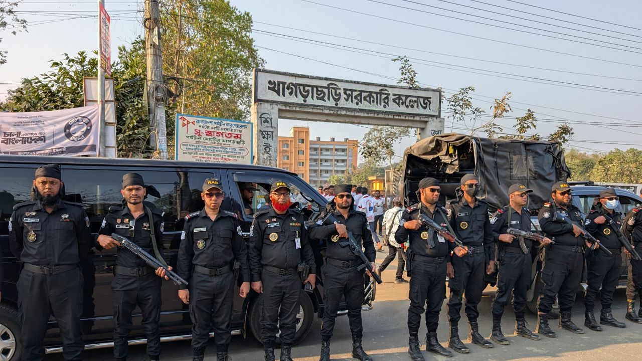 Election materials airlifted to remote Khagrachhari polling centres