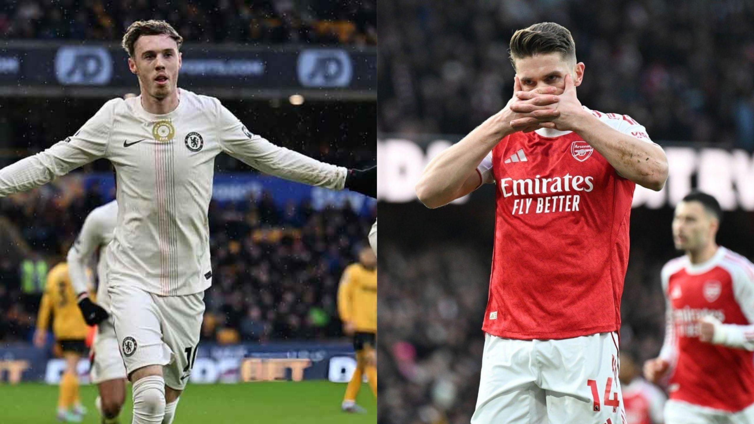 Arsenal flatten Sunderland, Chelsea hammer Wolves