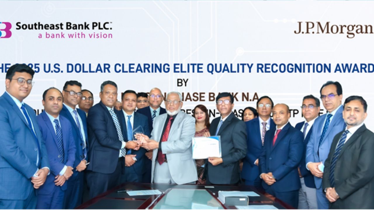 Southeast Bank wins JP Morgan’s award
