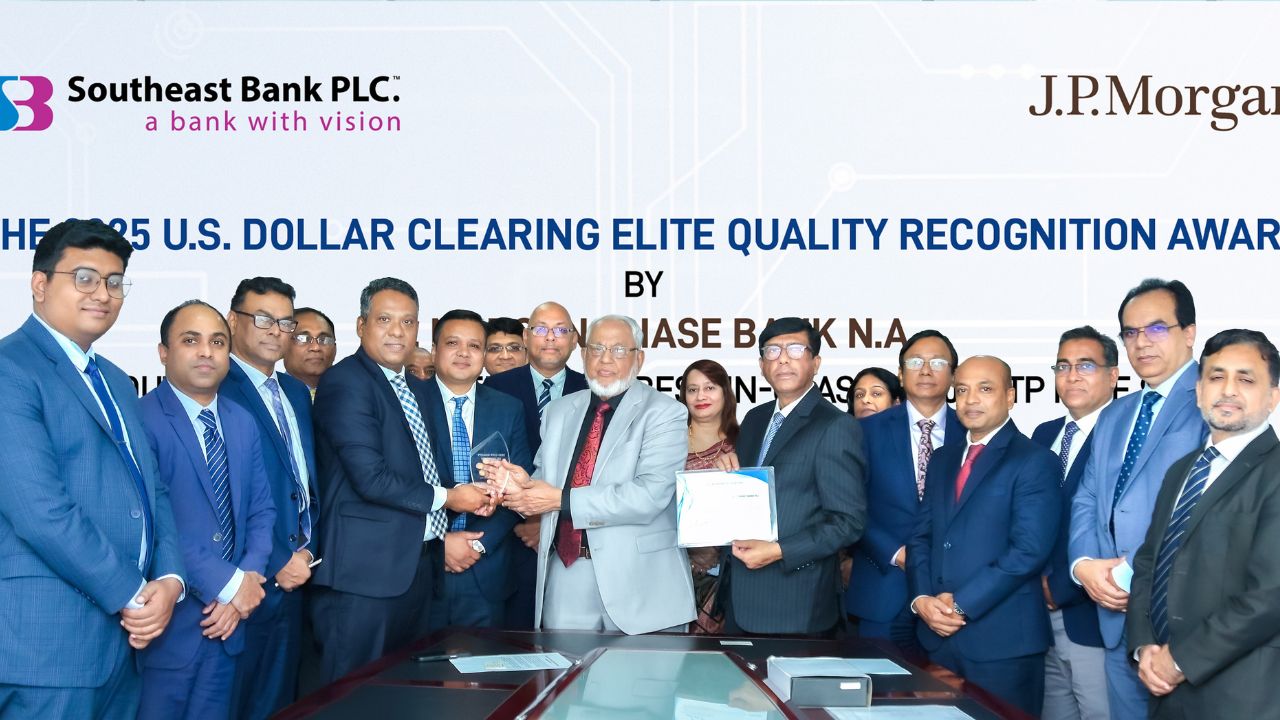 Southeast Bank wins JP Morgan award