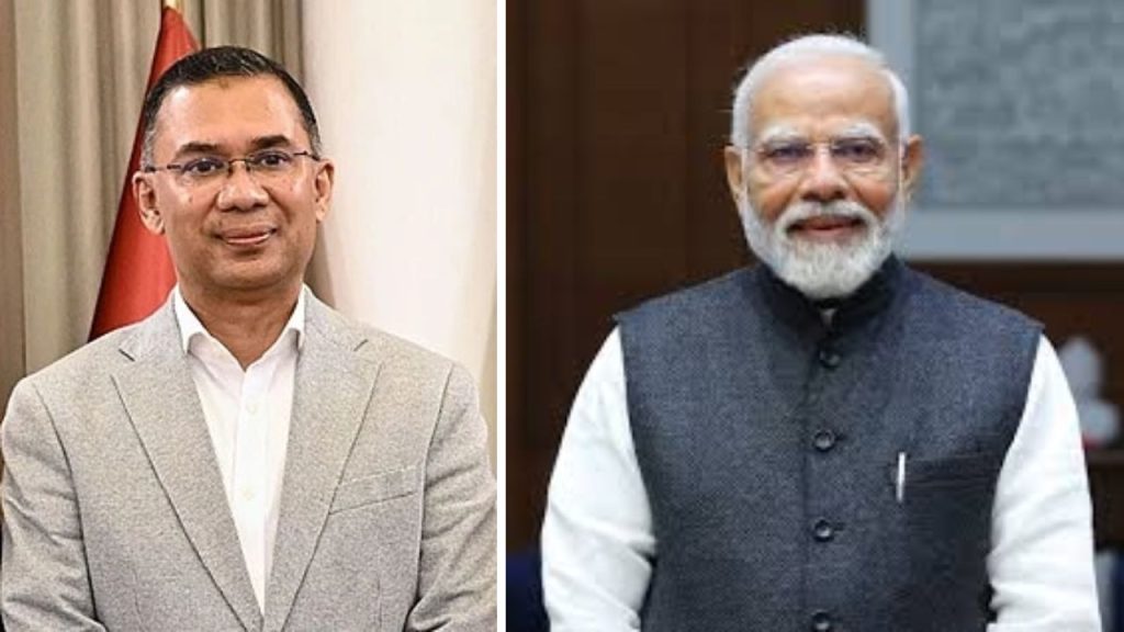 Tarique Rahman and Narendra Modi