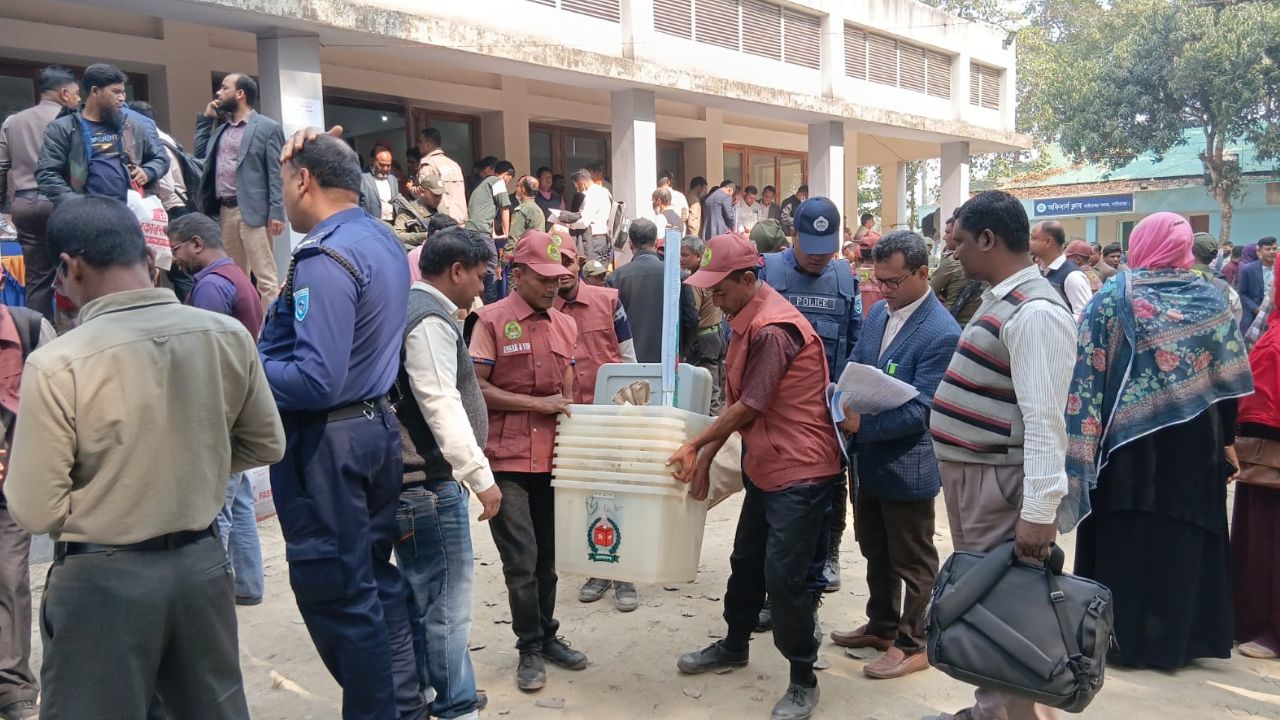 Gaibandha: Polls materials dispatched under tight security