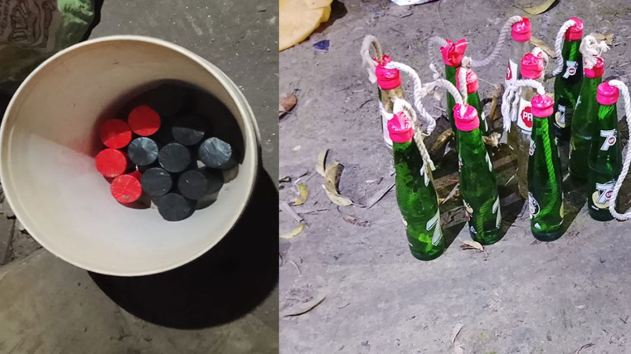 27 bombs, cocktails recovered in Rajshahi