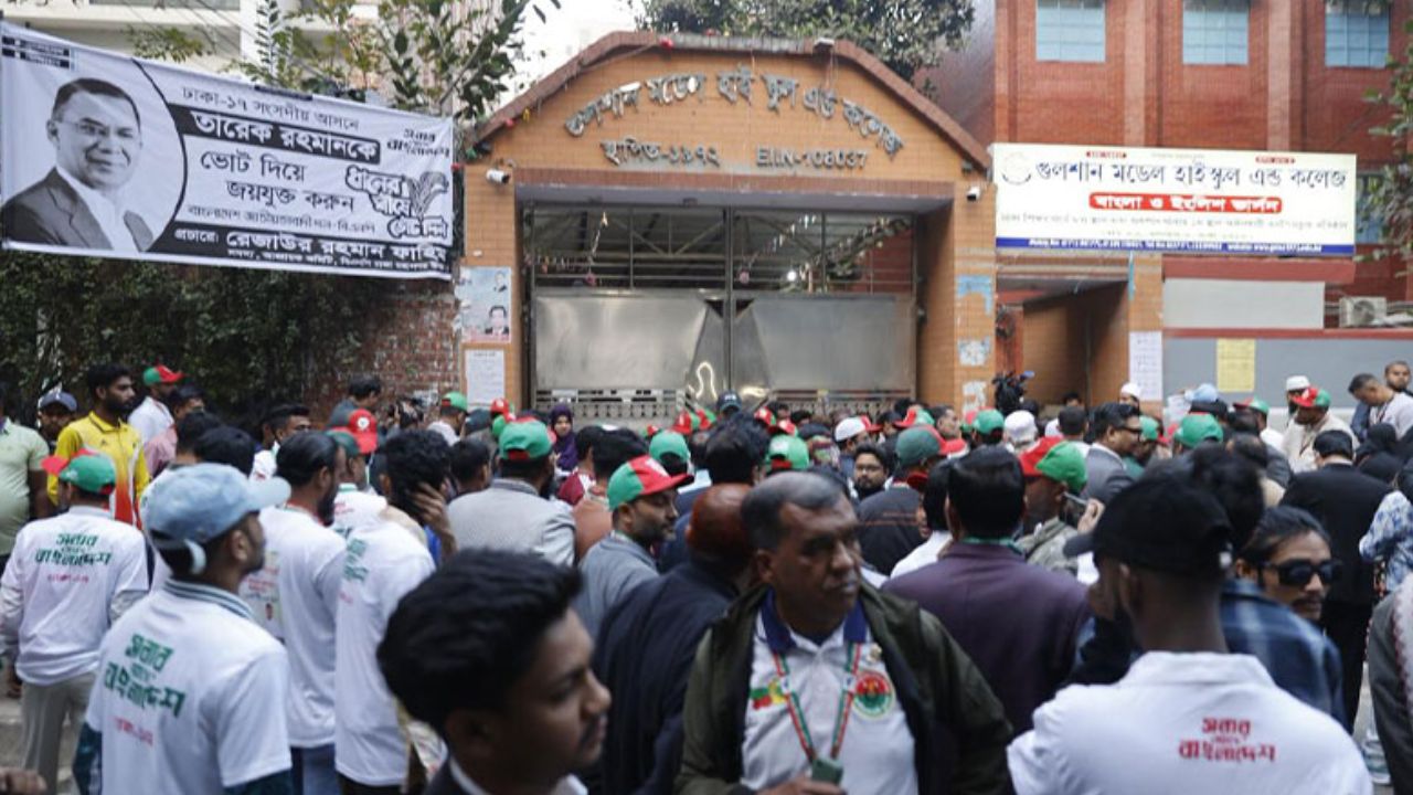Dhaka’s election morning in pictures