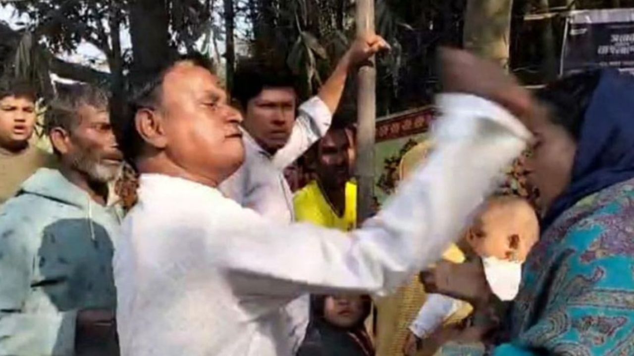 Independent female candidate assaulted outside polling centre in Rajshahi