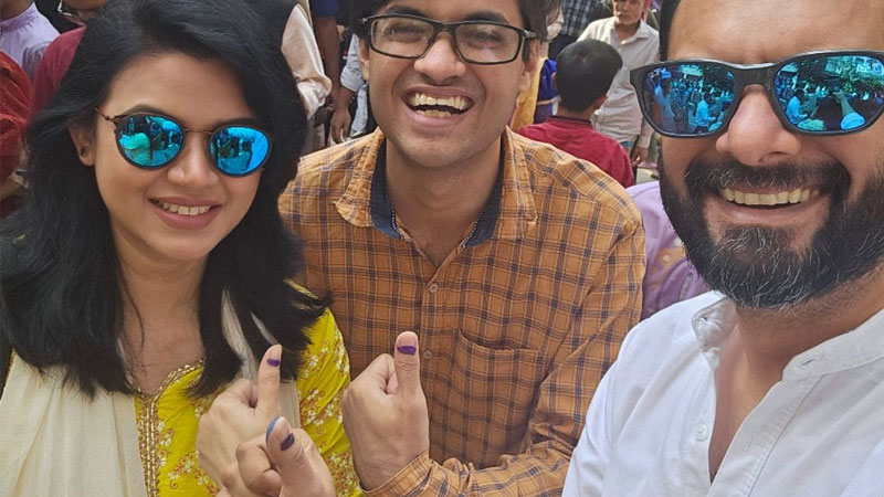 Nabila casts vote, urges citizens to participate