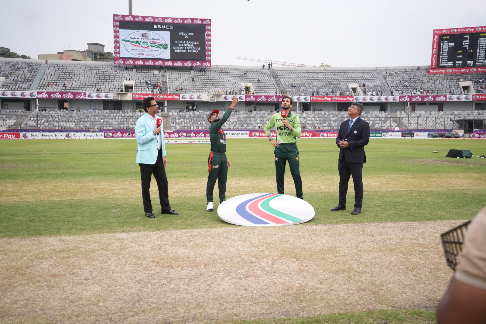 Bangladesh bat first in series decider after toss loss to Pakistan