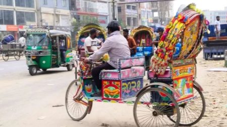 Rising poverty robs Bangladesh’s working poor of Eid Auto-rickshaw driver