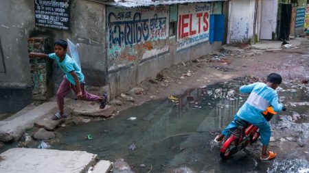 Stagnant lives in Mirpur Bihari camp Bihari Camp drainage