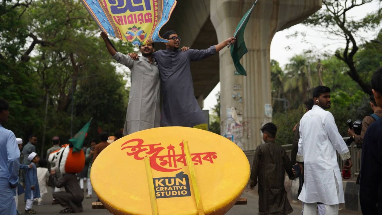 Eid procession in Dhaka, NCP plans bigger celebration ahead