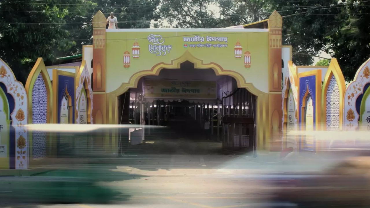 Preparations in full swing at National Eidgah for Eid prayers