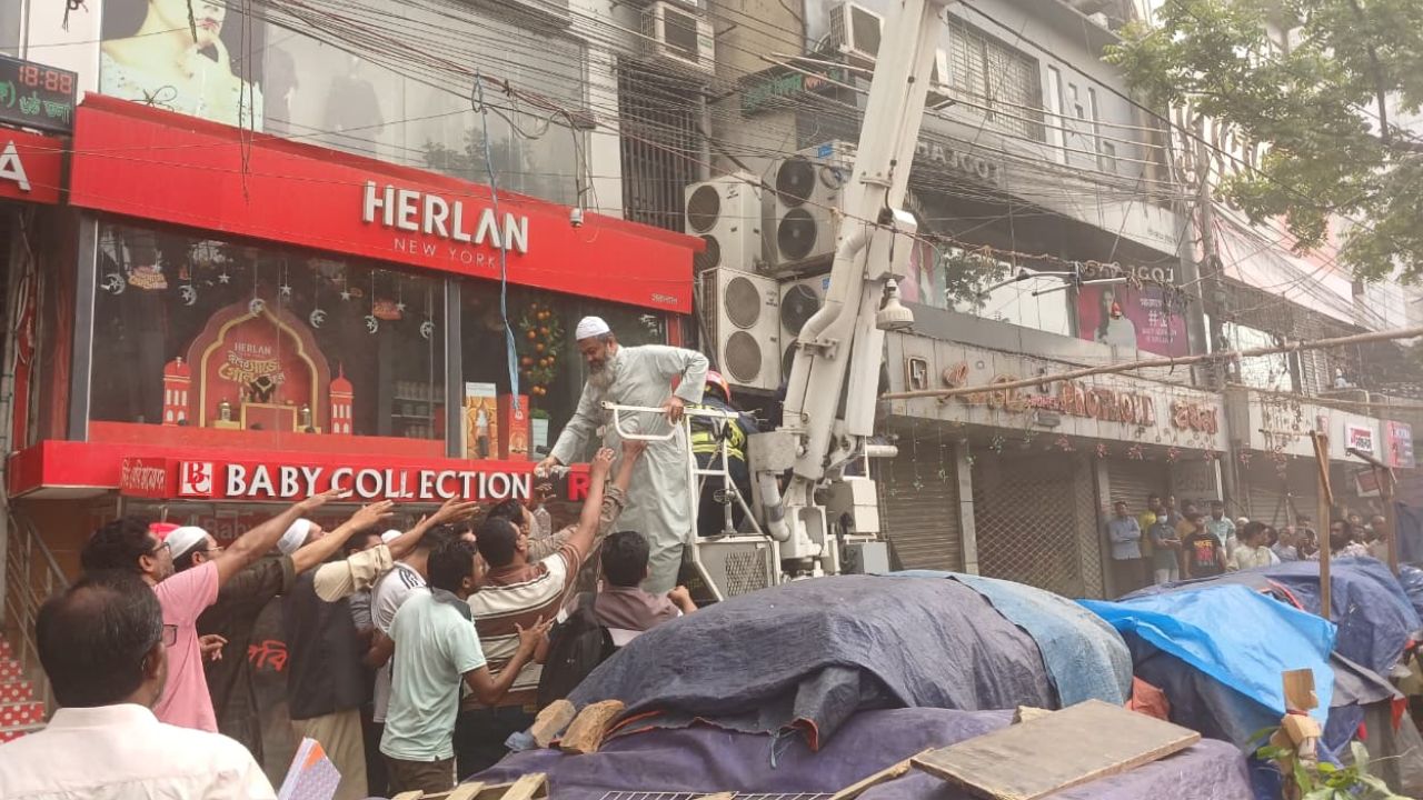 Fire at Mirpur-2 building brought under control