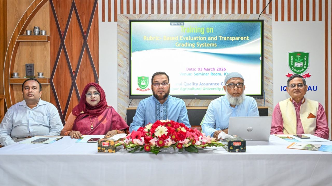 GAU holds training on rubric-based transparent grading
