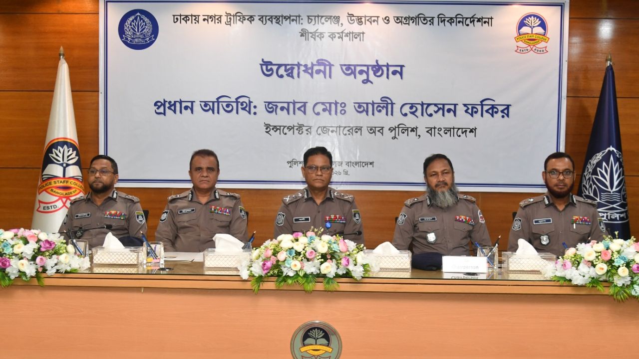 IGP calls for technology-driven traffic management in Dhaka