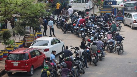 Fuel rush grips Bangladesh fuel motorcycling