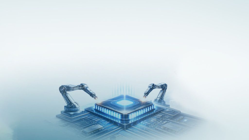 Representation of Musk TERAFAB Semiconductor Chip