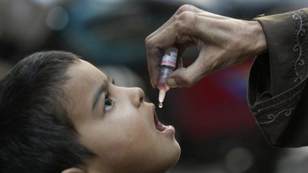 Measles vaccination begin