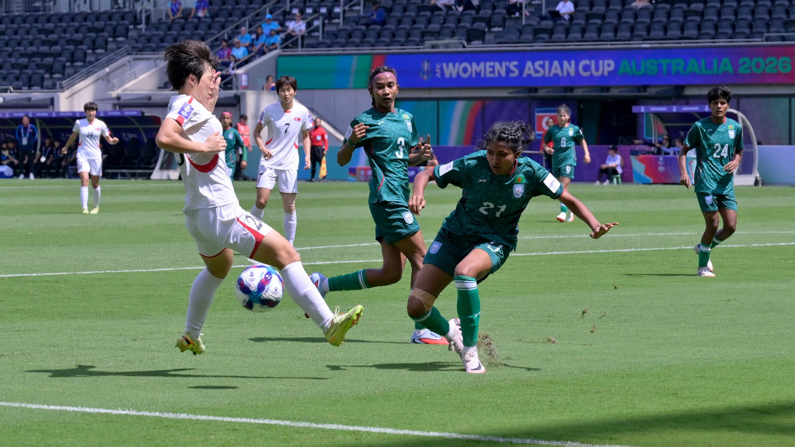 North Korea crush Bangladesh 5-0 in AFC Women’s Asian Cup clash