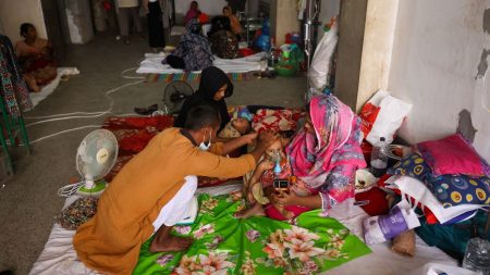 Measles surge forces children into corridors Vaccination age lowered to 6 months as measles cases spike