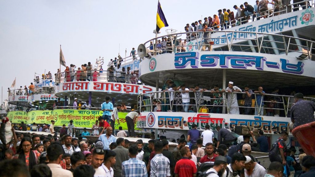 Sadarghat Eid rush