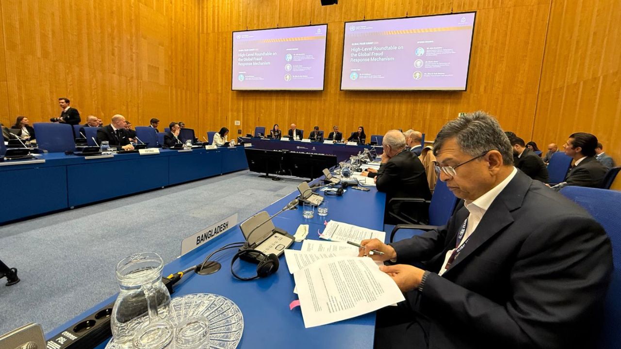 Salahuddin urges global alliance to fight cross-border financial crime