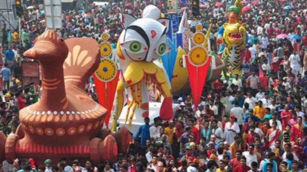 Bengali New Year shuvajatra DU