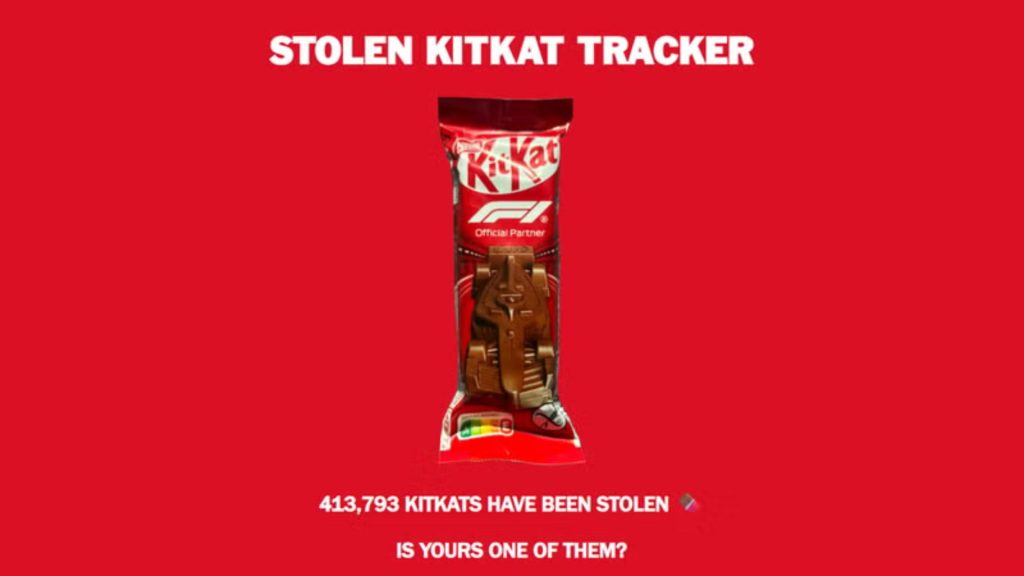 huge shipment of KitKat chocolate missing