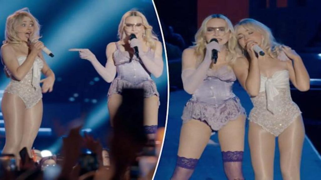 Madonna joins Sabrina Carpenter’s Coachella performance Madonna with Sabrina Carpenter