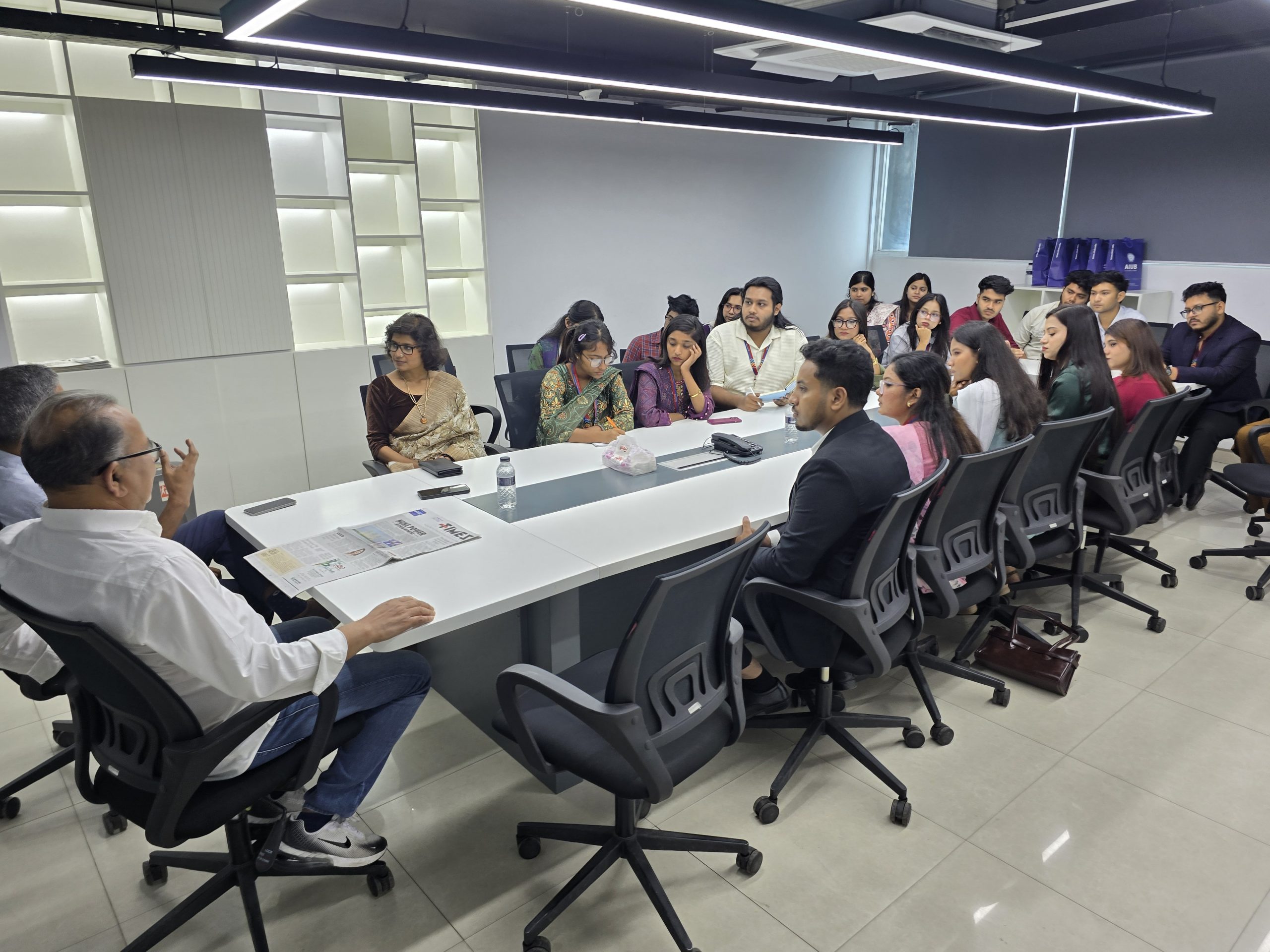 AIUB Journalism students