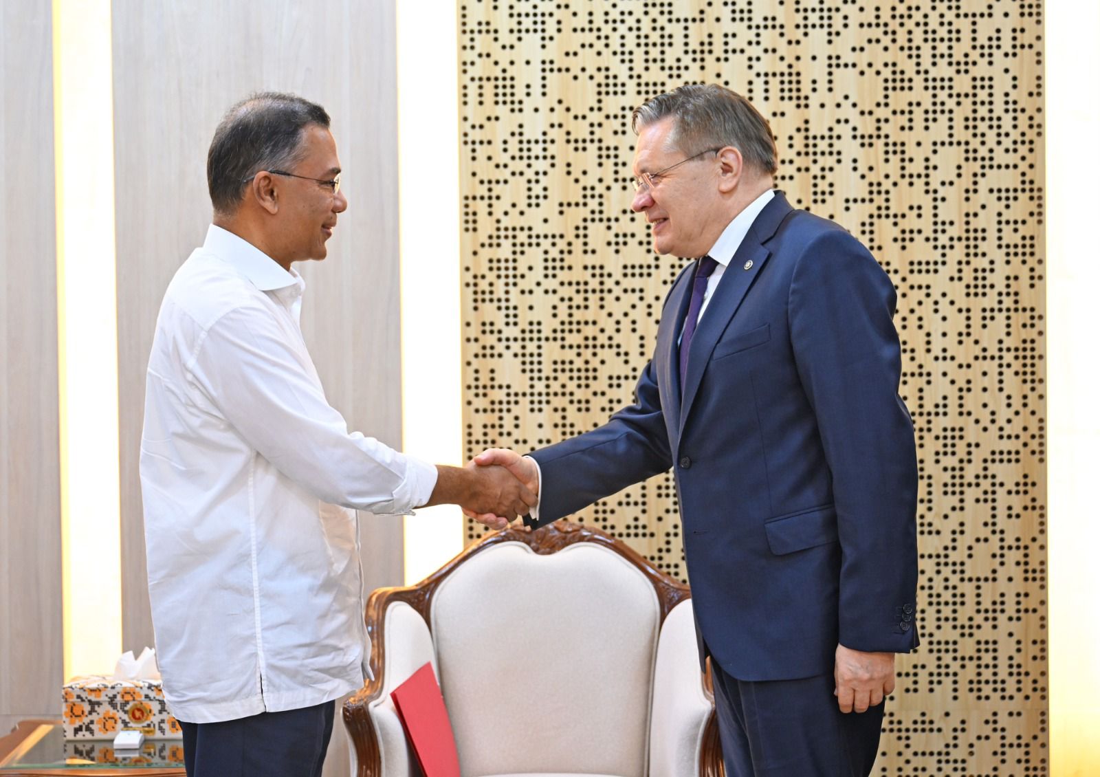 Tarique Rahman and Alexey Rosatom