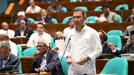PM outlines clean, green Dhaka roadmap in parliament Tarique Rahman clean and green Dhaka roadmap