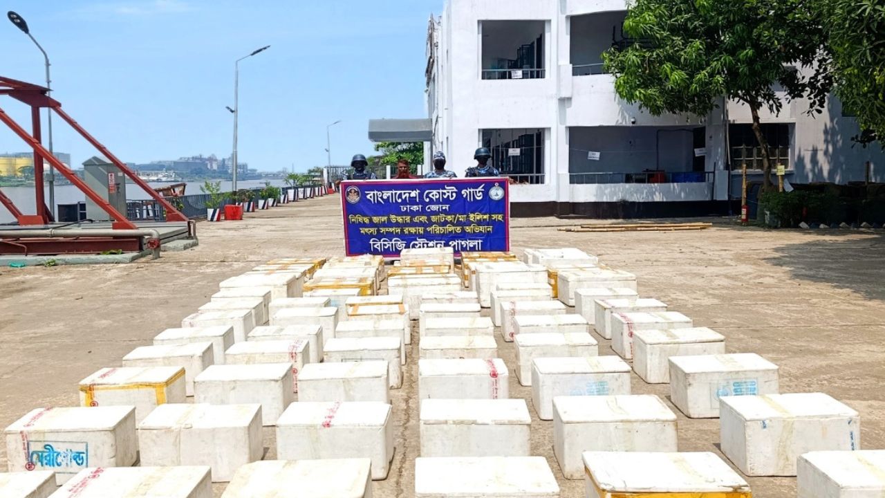 Coast Guard seizes illegal shrimp fry worth Tk2.48 crore in two districts