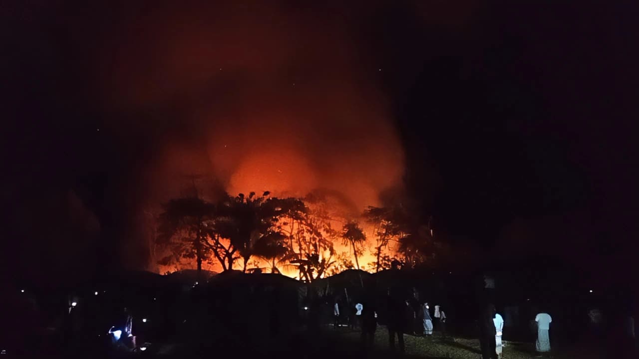 Teknaf fire
