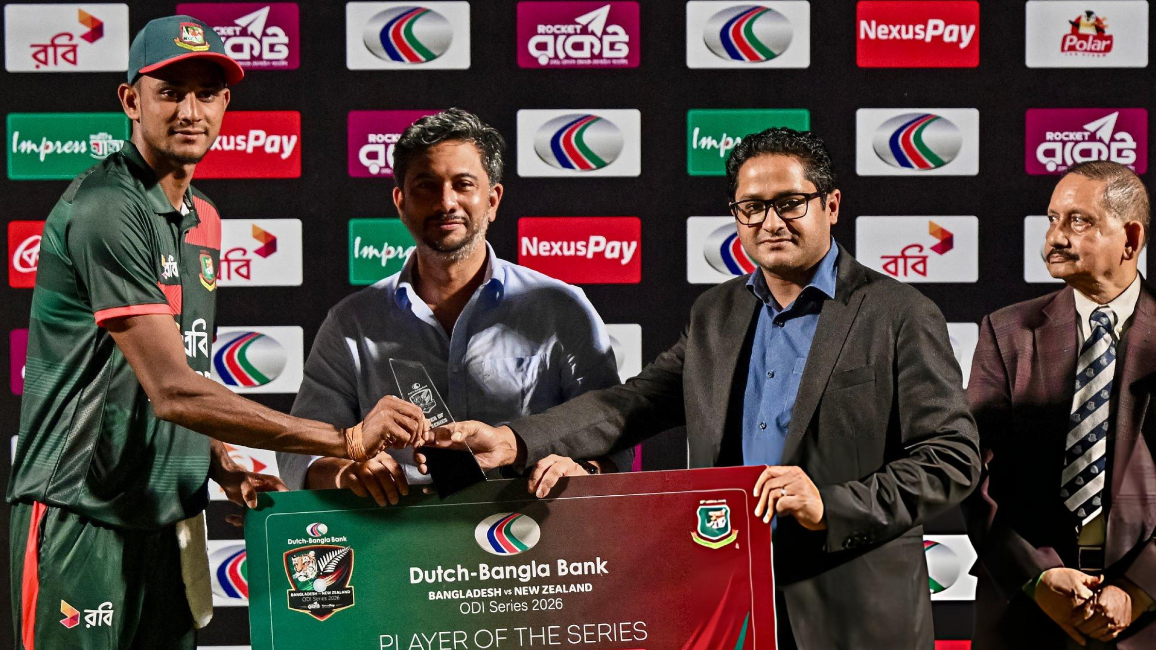 Rana becomes first Bangladesh pacer to win back-to-back ODI series awards