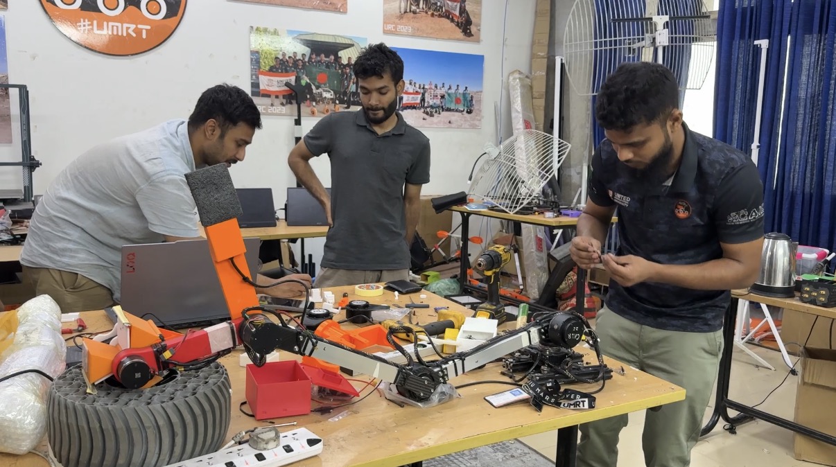 Bangladeshi robot on Mars