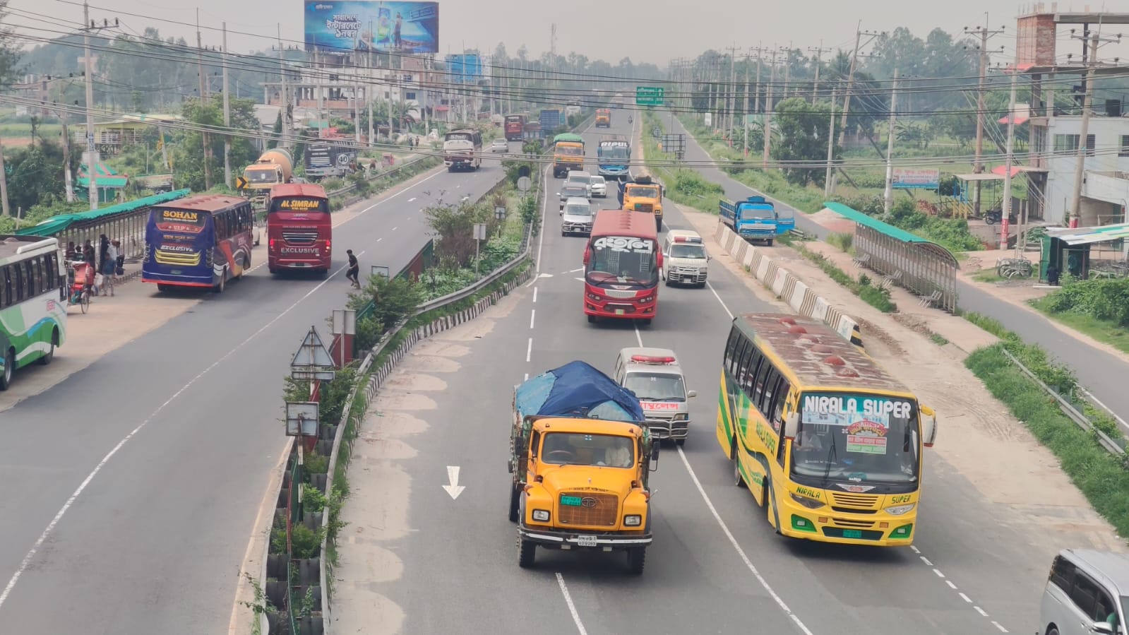 Jamuna Bridge Eid traffic
