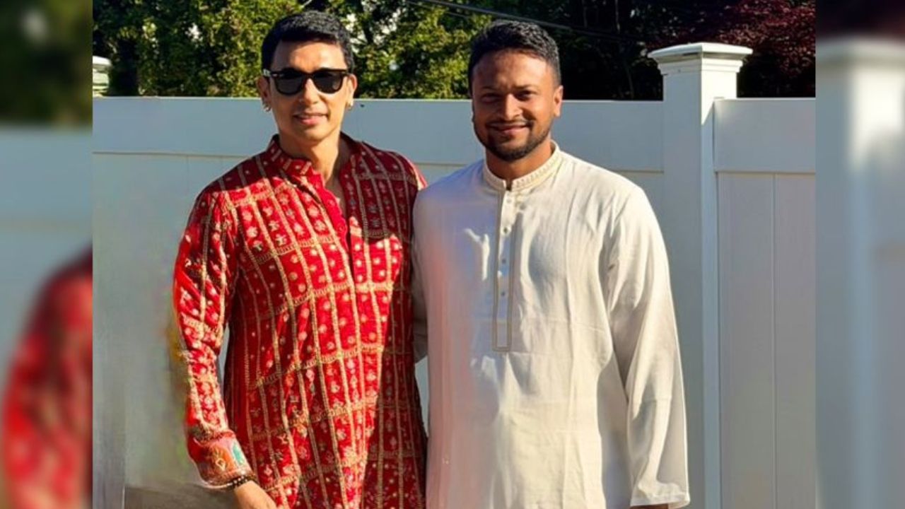 Zayed Khan celebrates Eid with Shakib Al Hasan in US Zayed Khan Shakib Al Hasan