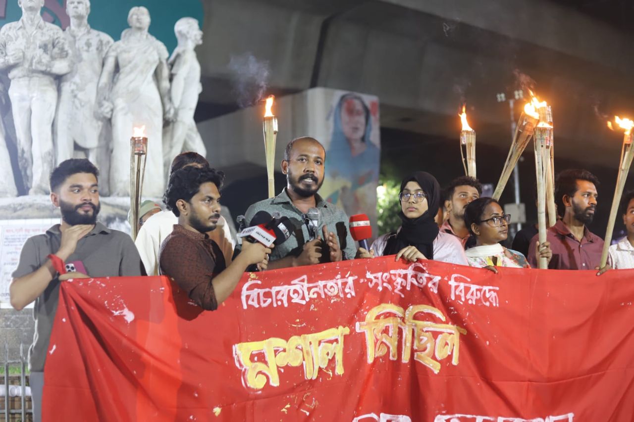 torchlight procession justice
