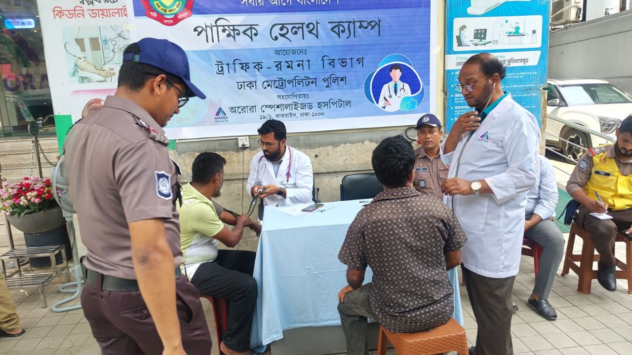 DMP transport workers health camps